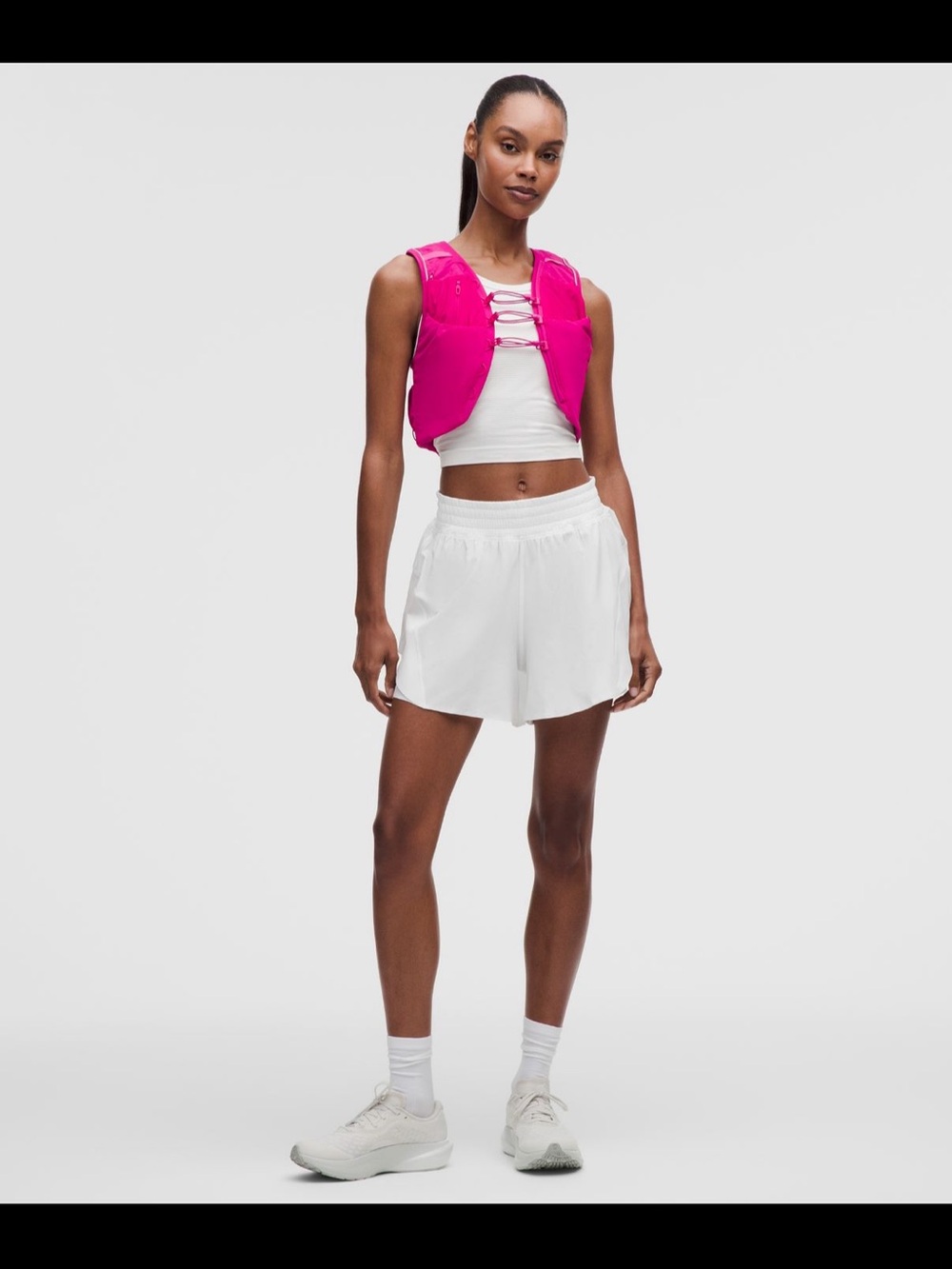 lululemon shake it out high-rise running short 4”